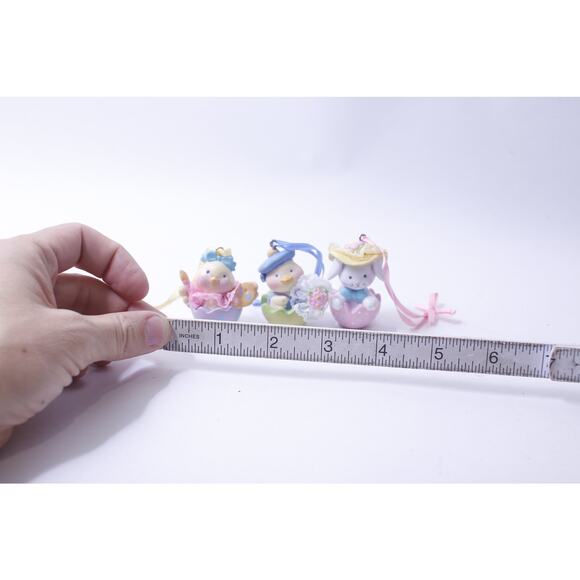 Easter Chicks, Ornaments, Hanging Figurines, Pastel Colors, Cute Birds, Spring - Picture 2 of 2